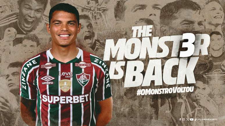 Thiago Silva est&aacute; de volta ao Fluminense &mdash;