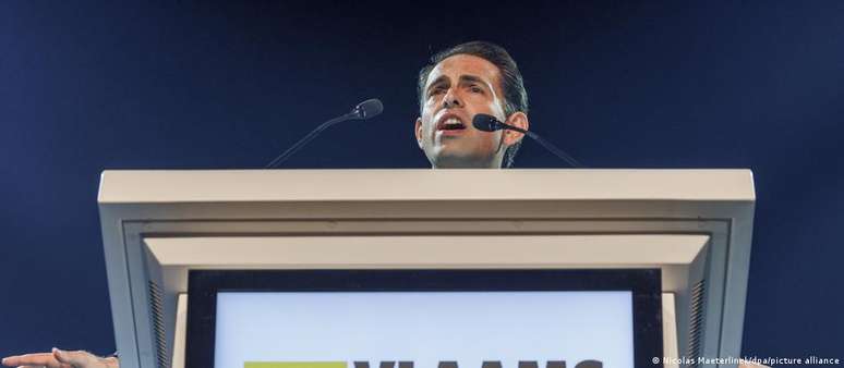 Mesmo que partido Interesse Flamengo ven&ccedil;a nas urnas, seu l&iacute;der, Tom van Grieken, dificilmente ser&aacute; novo premi&ecirc; belga