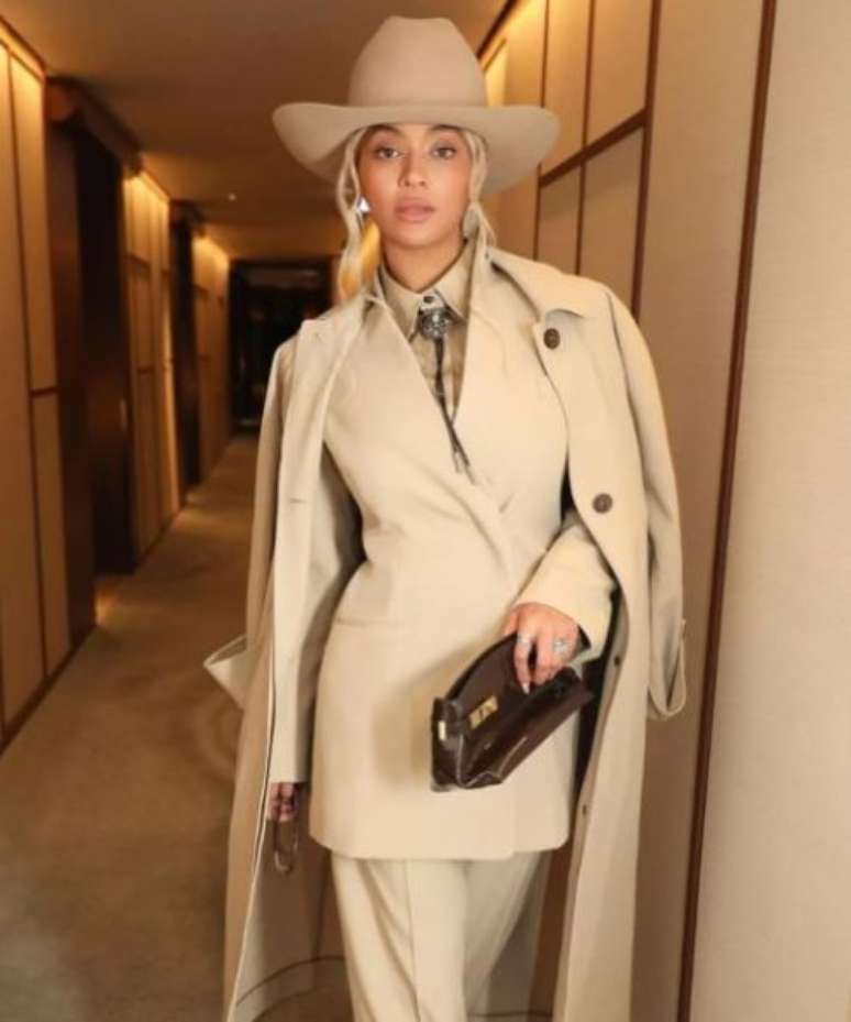 Handbag em couro –