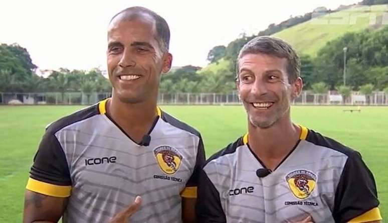Together again at Vasco, Felipe and Pedrinho have already coached another club, in Rio