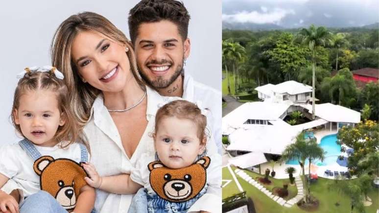 Virgina Fonseca, Z&eacute; Felipe, as filhas e mans&atilde;o em Mangaratiba