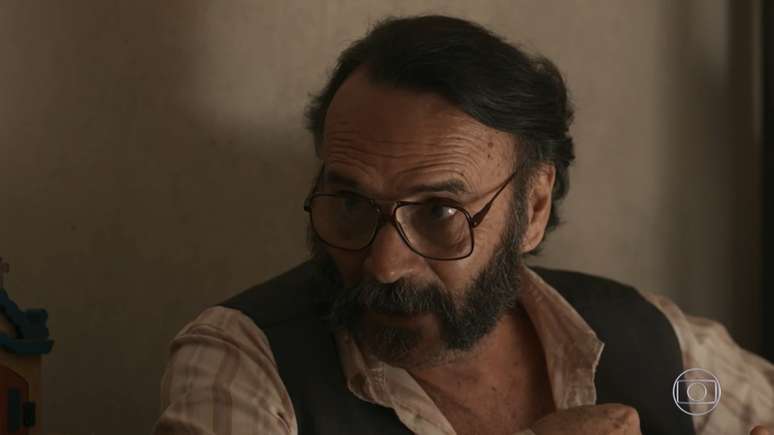 Rachid (Almir Sater) em Renascer (Divulga&ccedil;&atilde;o / TV Globo)