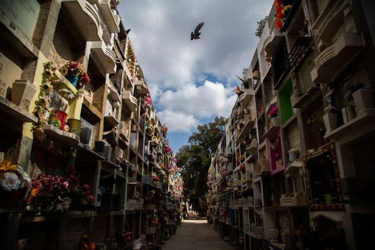 O Pante&atilde;o de Santa Paula est&aacute; localizado no alto do Monte Trozado, na cidade de Guanajuato, no M&eacute;xico