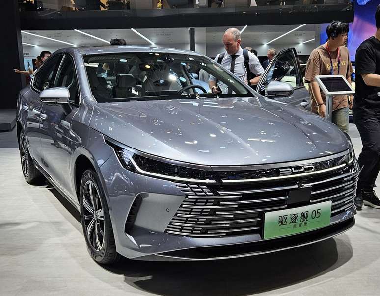 BYD King foi uma das atra&ccedil;&otilde;es da marca no estande montado no Sal&atilde;o de Pequim 2024 (Imagem: Paulo Amaral/Canaltech)