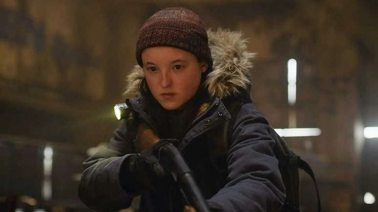 Bella Ramsey interpretando Ellie na série de The Last of Us
