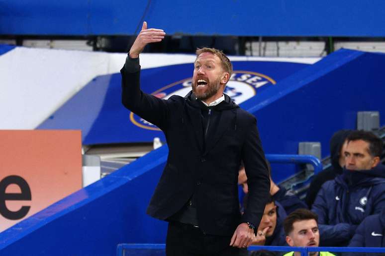 Graham Potter durante sua passagem pelo Chelsea –