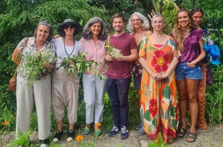 Horta comunitária na Lapa