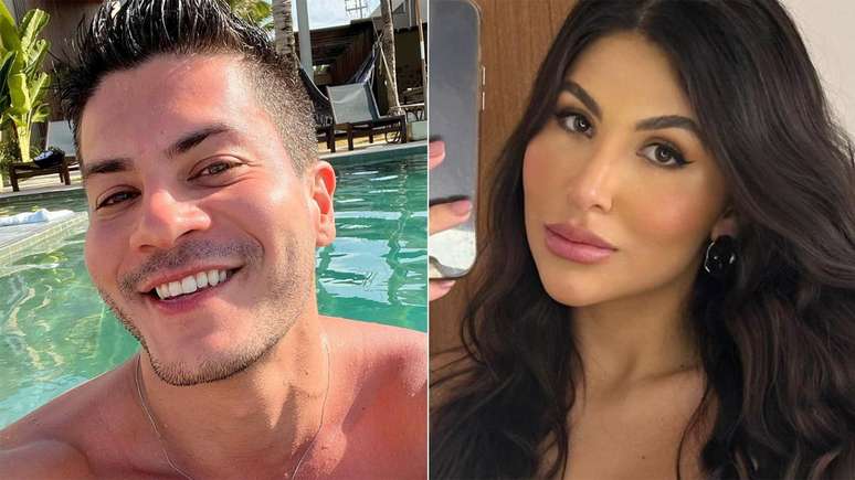 Arthur Aguiar and Jheny Santucci celebrate their son’s four-month birthday