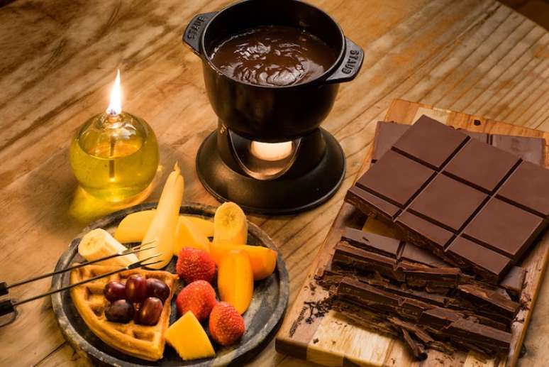 Fondue de chocolate da Praça São Lourenço