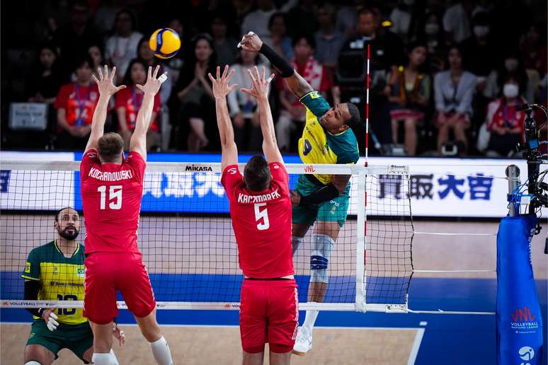 VNL: Brazylia nadal jest na boisku i po 3 latach ponownie pokonała Polskę