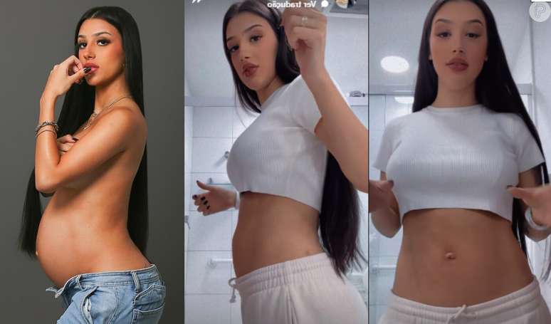 Bia Miranda’s belly is impressive 3 days after Kaleb’s birth: ‘It doesn’t even look like she gave birth’;  The influencer gained 11 kg during pregnancy