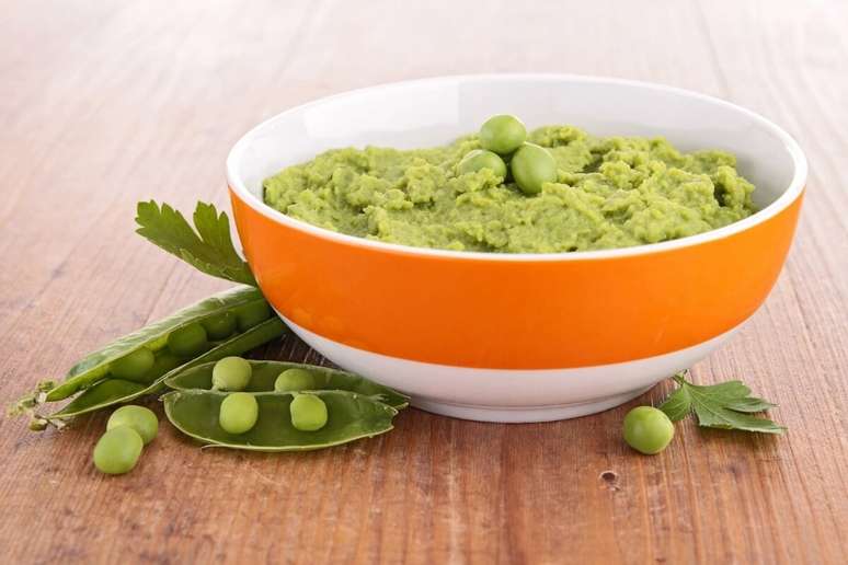 Pur&ecirc; de ervilha 