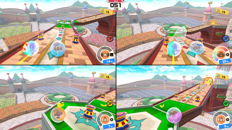 Além do multiplayer online para 16 jogadores, o game tem suporte para partidas em tela dividida