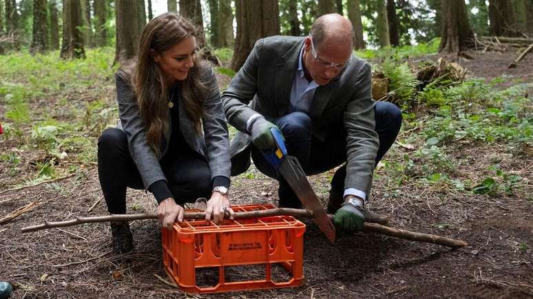 O príncipe e a princesa de Gales visitaram Hereford, na Inglaterra, em setembro de 2023