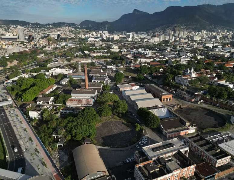 Terreno do Gasômetro, onde o Flamengo quer construir o Estádio Rubro-Negro