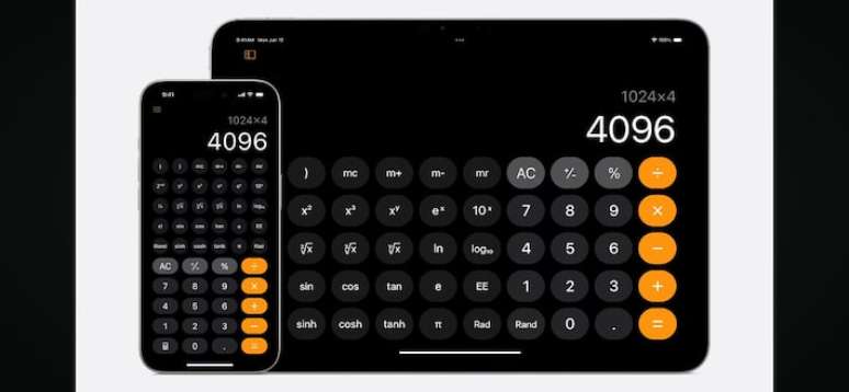 iPad finalmente ganha calculadora