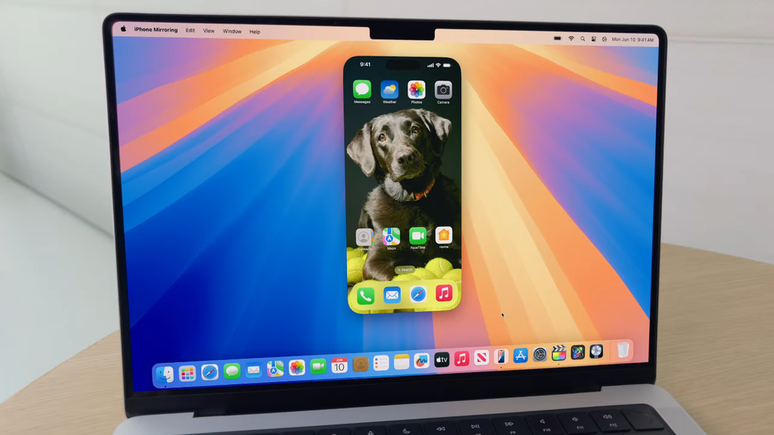 macOS Sequoia will mirror your iPhone's screen (Image: Disclosure/Apple) macOS Sequoia will mirror your iPhone's screen (Image: Disclosure/Apple)