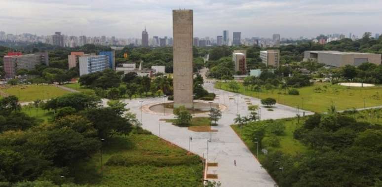 Campus da Universidade de São Paulo na capital paulista.