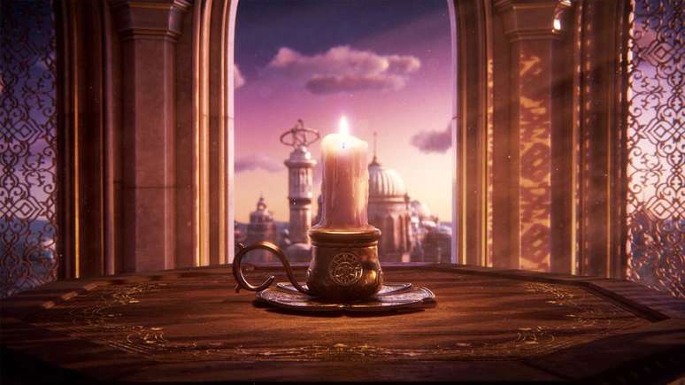 Tudo o que temos do novo Prince of Persia: The Sands of Time é literalmente uma vela (Imagem: Divulgação/Ubisoft) 