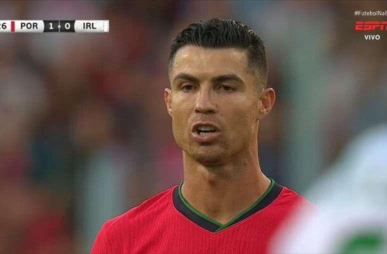 Reprodução/ESPN - Legenda: Cristiano Ronaldo
