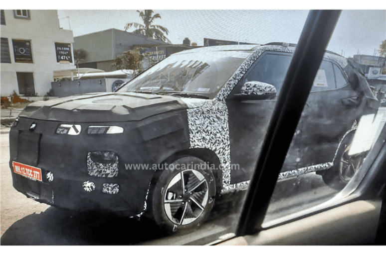 Flagra do novo Hyundai Creta el&eacute;trico na &Iacute;ndia