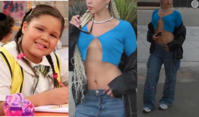 Aysha Benelli, Laura in the remake of ‘Carousel’, is now 21 years old and causes controversy for the photos with cleavage and exposed belly