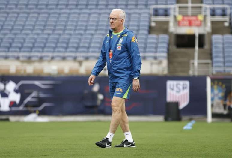 Dorival Jr. trains the national team in Orlando (Image: Photo: Rafael Ribeiro/CBF)