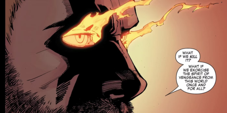 Blaze doesn't want to listen to any more conversations (Image: Marvel Comics)