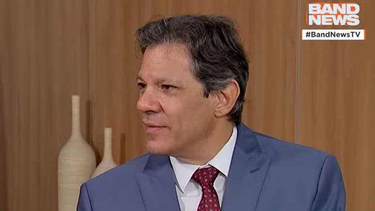 Fernando Haddad, ministro da Fazenda. Foto: BandNews