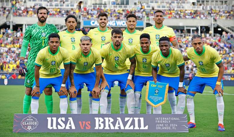 Brasil sofreu 12 finalizações no empate diante dos Estados Unidos