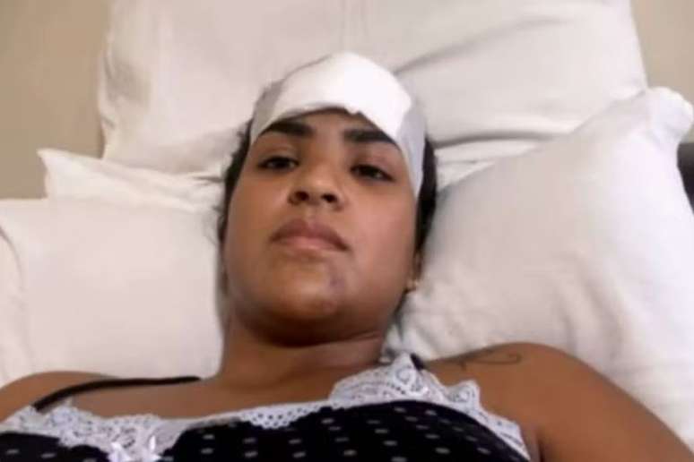 Mulher pulou do 5º andar de prédio para fugir de agressões