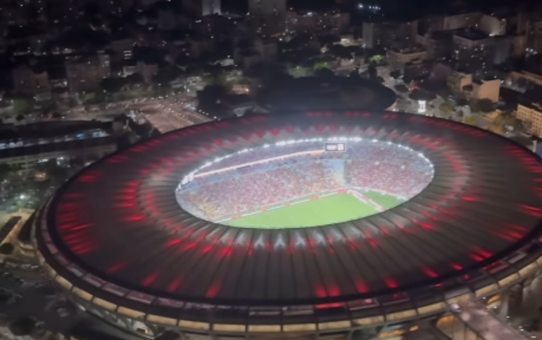 Neymar foi ao Maracanã acompanhar partida do Flamengo