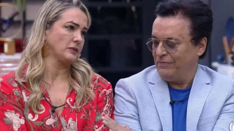 Andreia Andrade e Nahim (Reprodução/PlayPlus)