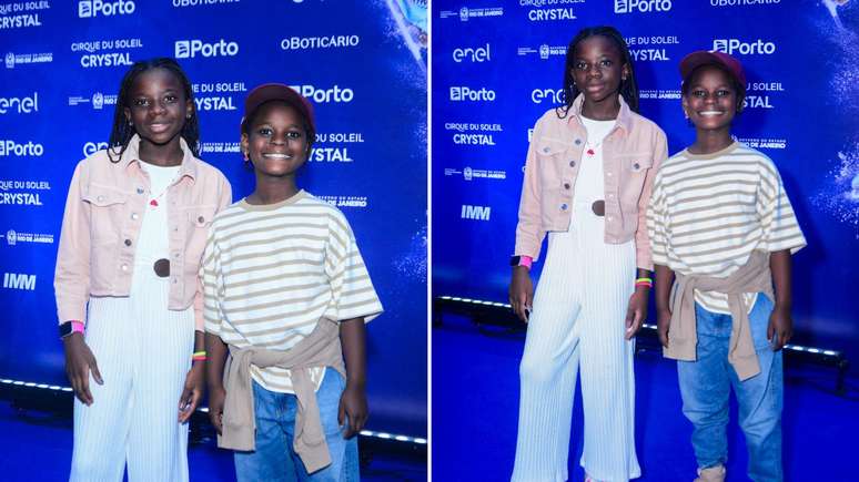 Titi and Bless, heirs of Gio Ewbank and Bruno Gagliasso, exude beauty at an event