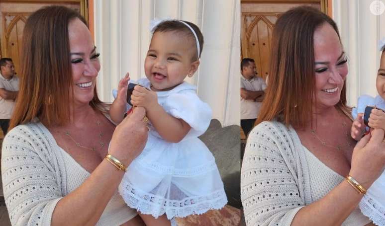 Mãe de Neymar exibe fotos inéditas com Mavie e 'baba' pela neta após rumor com Bruna Biancardi: 'Minha bebê linda'.