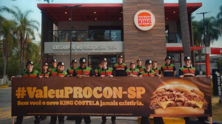 Burger King lança novo King Costela e faz campanha em agradecimento ao Procon-SP