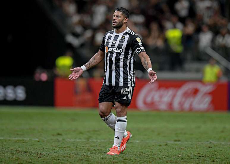 Hulk (Atlético-MG) durante jogo contra o Peñarol no dia 23.04.2024 