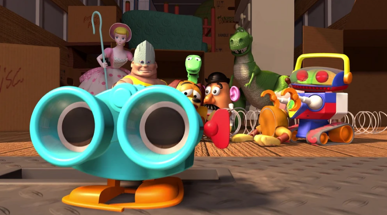 Inside Out 2 references a Toy Story toy. (Disclosure/Disney) Inside Out 2 references a Toy Story toy. (Disclosure/Disney)