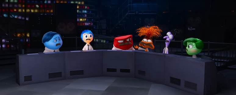 In the father's mind, in Inside Out, anger is the predominant emotion. (Disclosure/Disney) In the father's mind, in Inside Out, anger is the predominant emotion. (Disclosure/Disney)