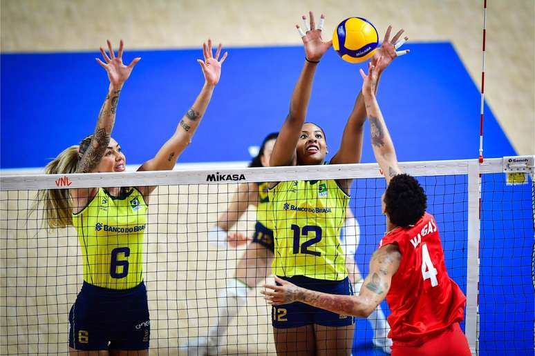 Bloqueio do Brasil contra a Turquia na VNL feminina