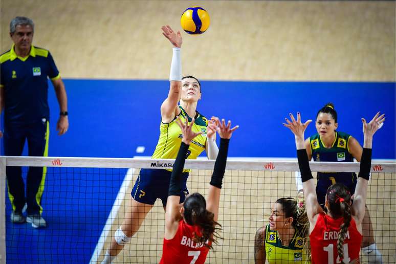 Brasil venceu a Turquia na terceira semana da VNL