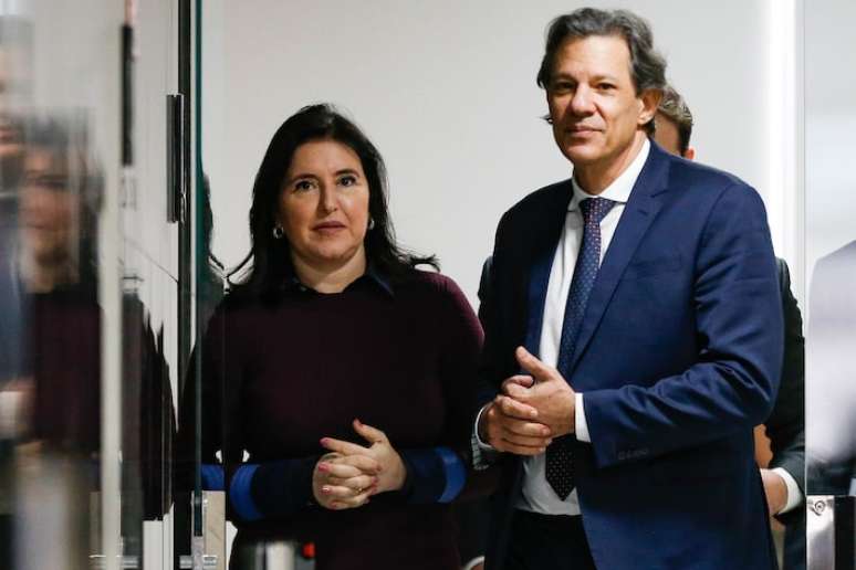 Haddad e Tebet se reuniram com Lula para falar sobre o Orçamento de 2025.