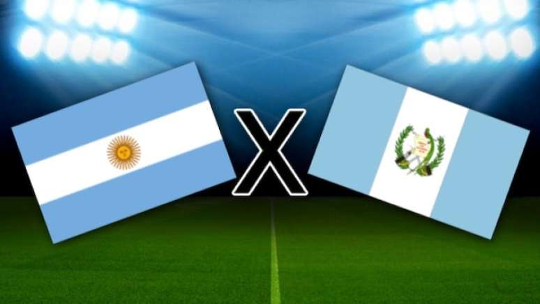 Argentina e Guatemala se enfrentam em partida amistosa.