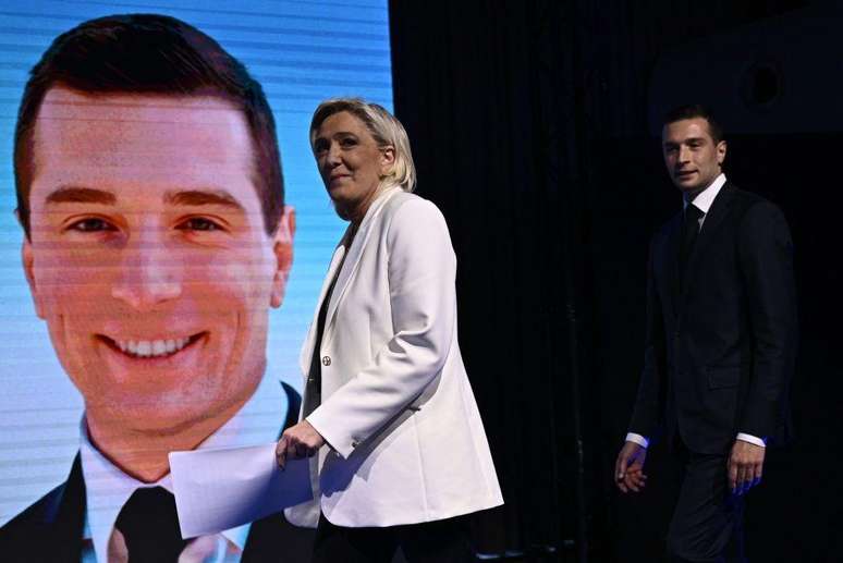 O potencial de Jordan Bardella foi rapidamente identificado por Marine Le Pen