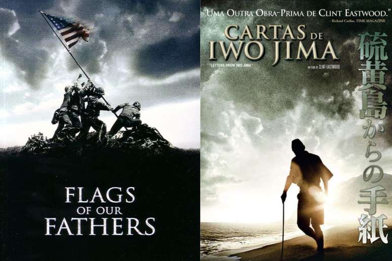 “Cartas de Iwo Jima” e “A Conquista da Honra” retratam visões distintas do mesmo episódio histórico, a Batalha da Ilha de Iwo Jima na Segunda Guerra Mundial 
