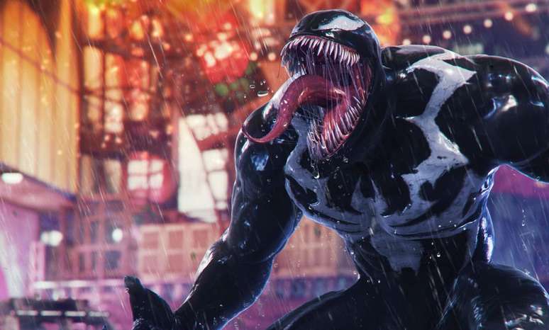 Venom dos games chega aos quadrinhos quebrando tudo (Imagem: Divulgação/Insomniac Games)