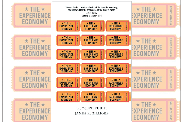 O livro &lsquo;The experience economy&rsquo; traz questionamentos sobre o valor da experi&ecirc;ncia de cada cliente 