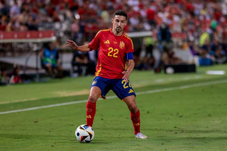 Jesus Navas (Espanha) durante jogo contra Andorra, no dia 05.06.2024 