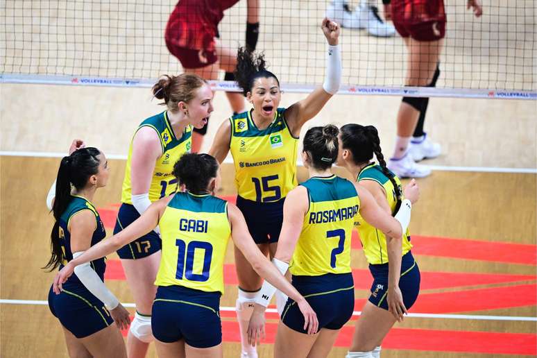 Seleção feminina de vôlei na VNL