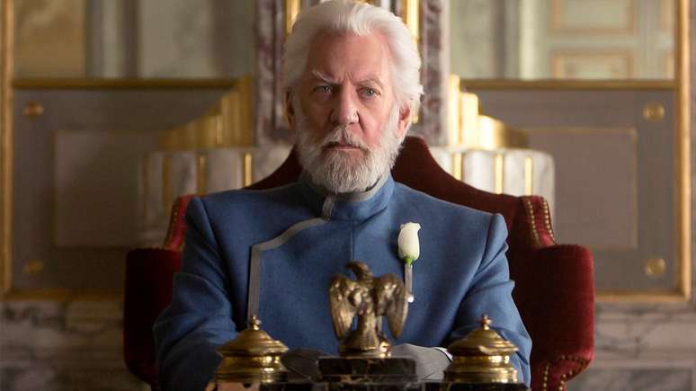 Donald Sutherland dalam The Hunger Games.